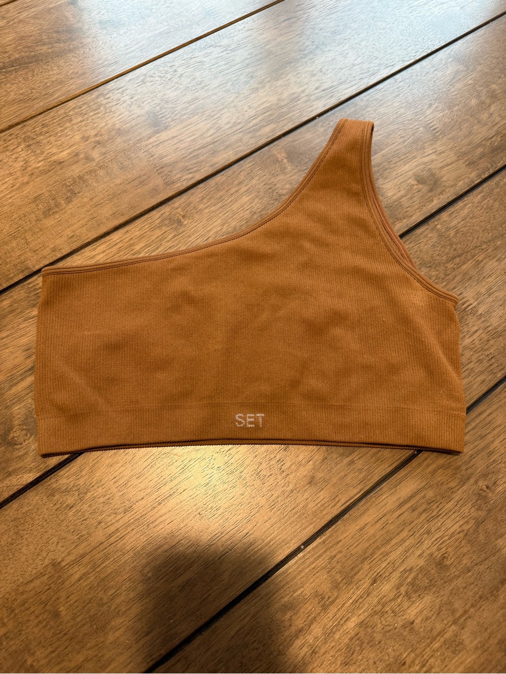 SET active asymmetrical sports bra